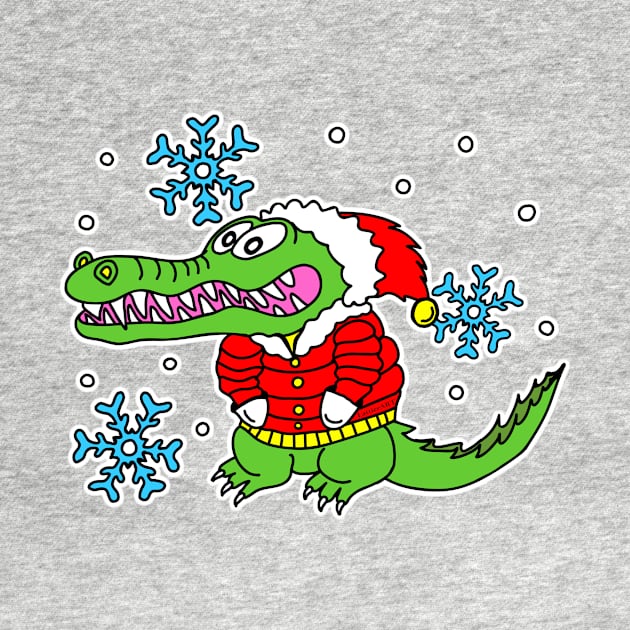 Freezing Alligator by LatticeART